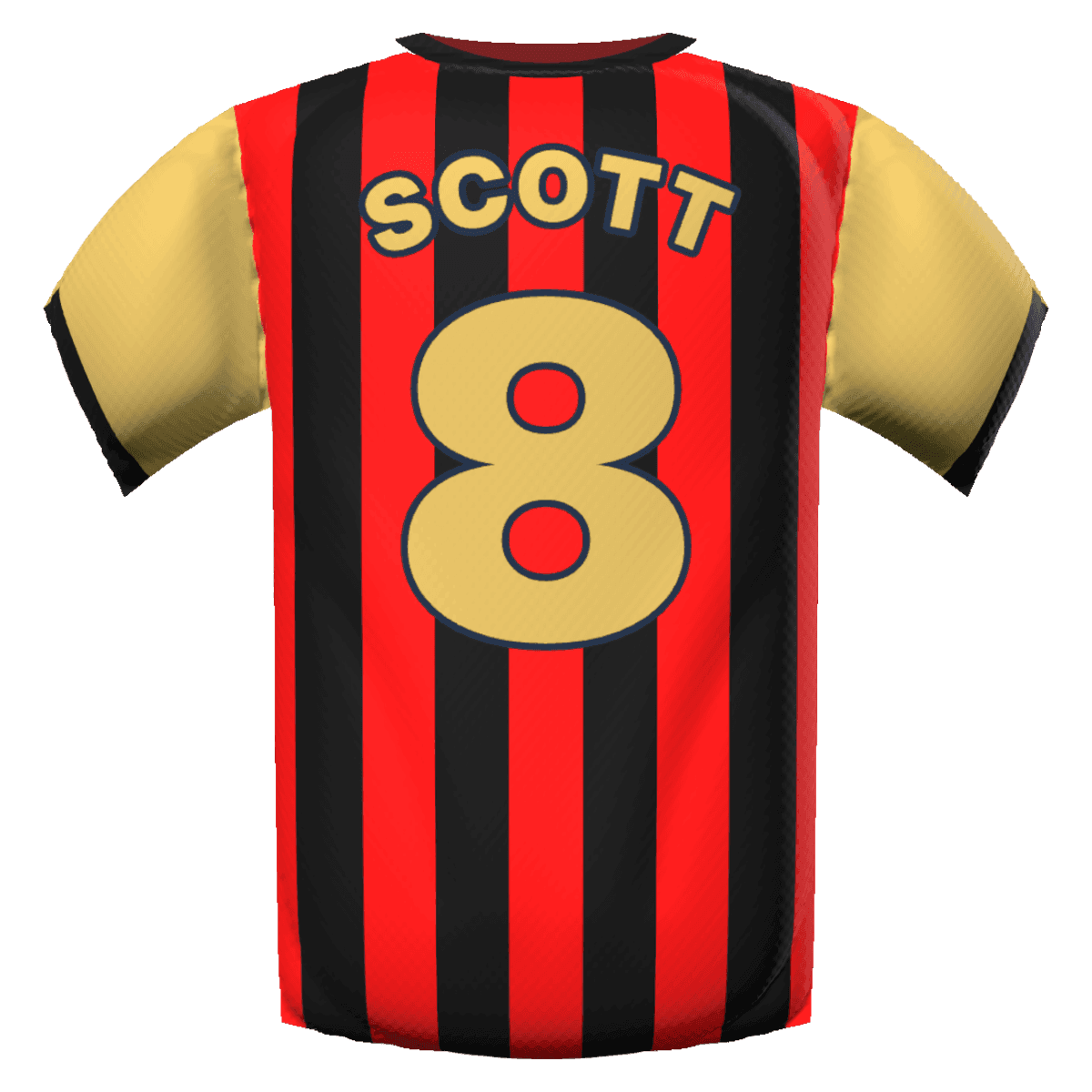 Alex Scott's shirt
