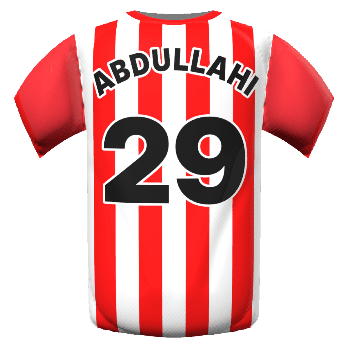 Ahmed Abdullahi's shirt